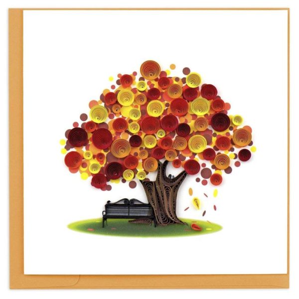 Autumn Tree Quilling Card