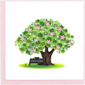 Spring Tree Quilling Card