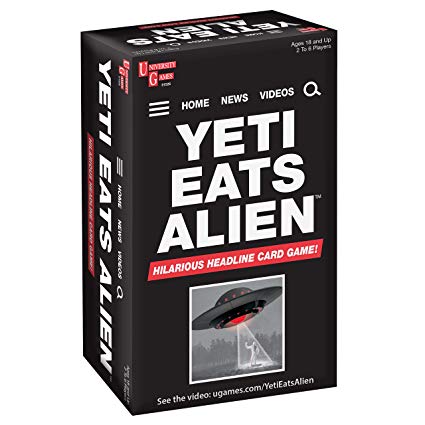 front of box yeti eats alien game