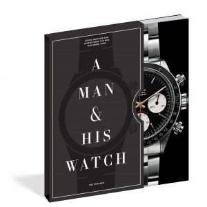 front of box & book of a Man & His Watch