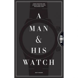 front of box of a Man & His Watch book