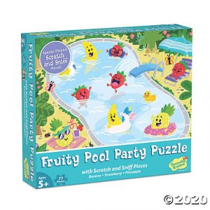 front of fruity pool party puzzle