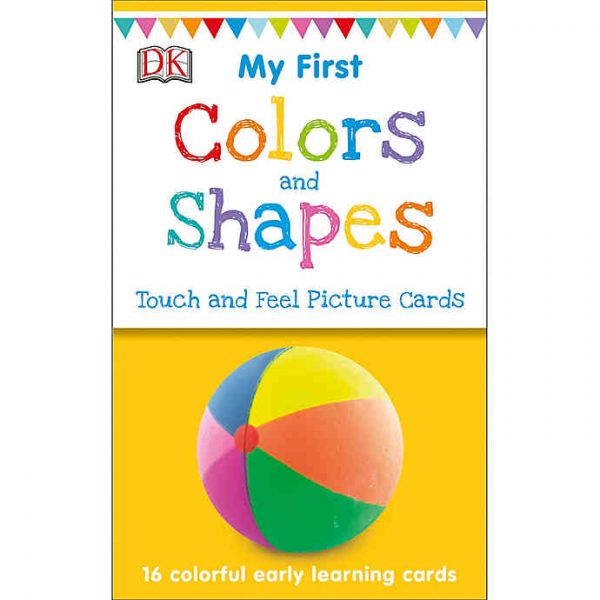 front of color and shape flashcards