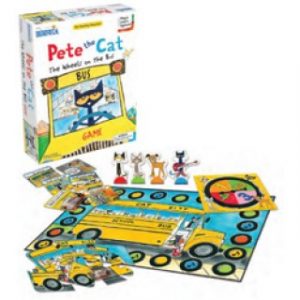 pete the cat wheels on the bus game board open