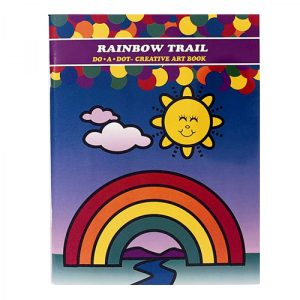 front of rainbow trail coloring book