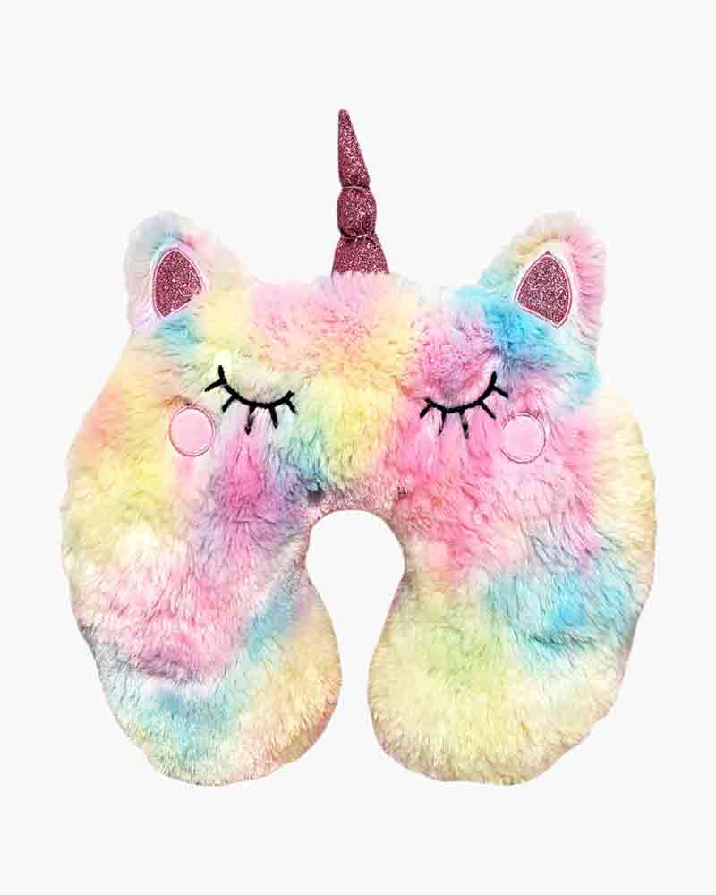 fluffy unicorn pillow