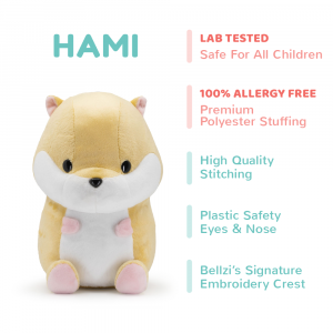 hami the hamster plush toy with facts