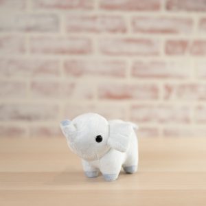 mini phanti the elephant gray plush