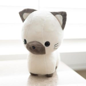 sami the siamese grey and white cat bellzi plush