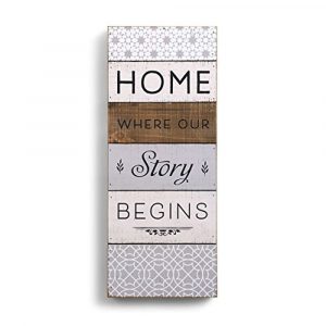 Home Where our Story Begins wall art