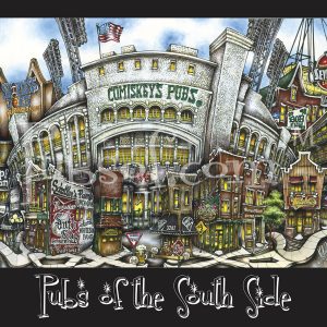 Poster Pubs of South Side black