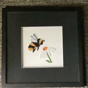 Frame quilling card black