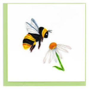 Quilling card Bumble Bee