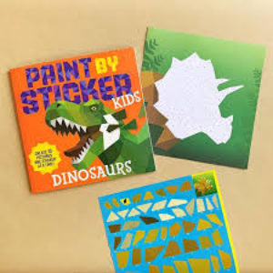 Paint by Sticker Kids Dinosaurs