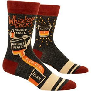 Whiskey socks mens BlueQ