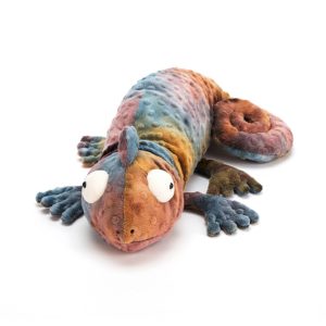 Colin Chameleon plush Jellycat laying