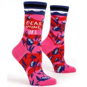 Dear Wine, Yes womens socks