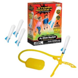 Jr Glow Stomp Rocket contents