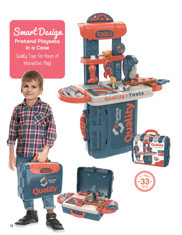 Builder workbench play set