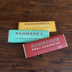Hammond's candy bars chocolate