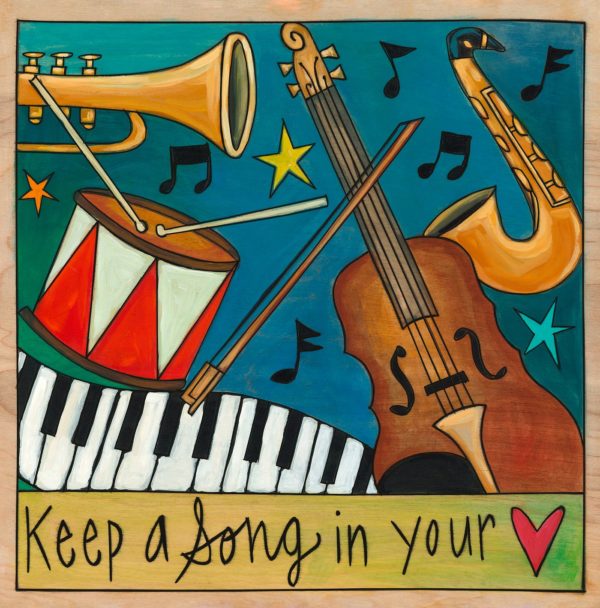 Sticks Song in Your Heart plaque
