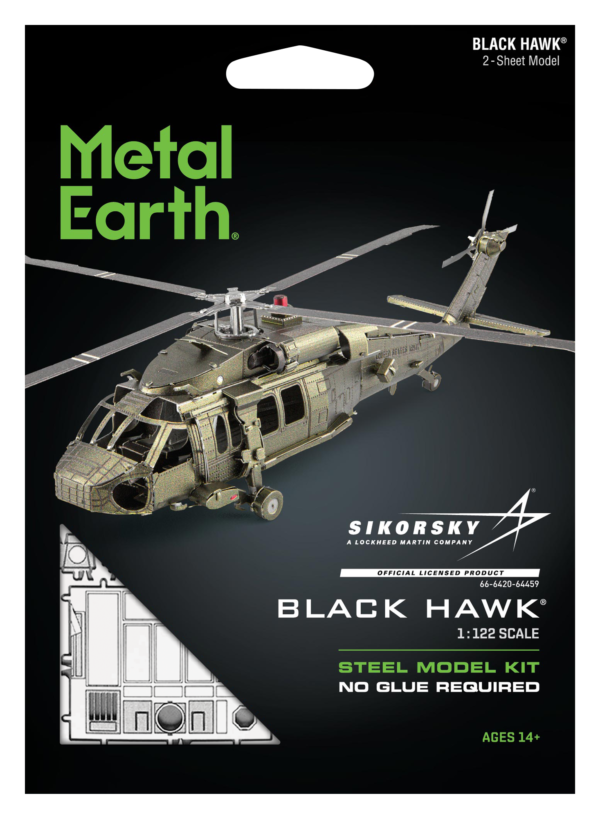 Metal Earth Black Hawk