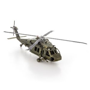 Metal Earth Black Hawk helicopter done