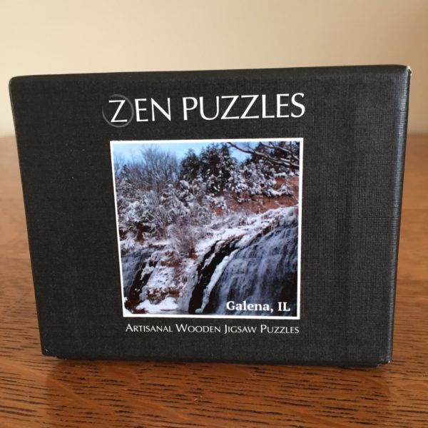 Galena winter waterfall puzzle Zen