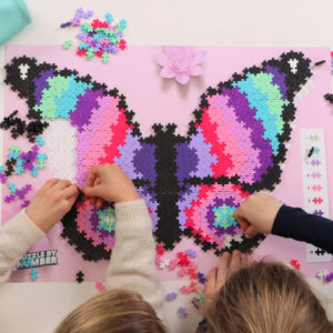 Butterfly Puzzle by Number assembly