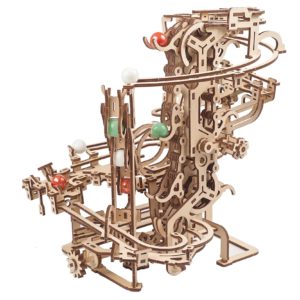 UGears Marble Run Chain Hoist back