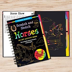 Scratch Sketch Horses