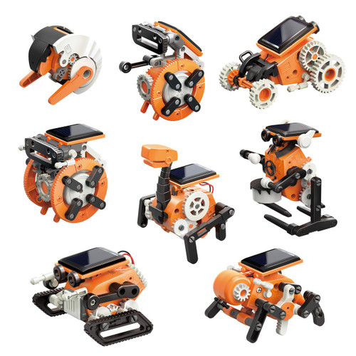 SolarBots: 8-in-1 Solar Robot Kit