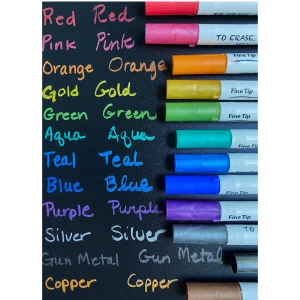 Chalk markers colors