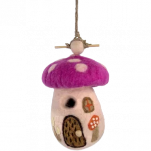 Mushroom Birdhouse