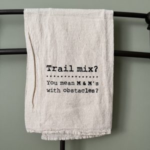 towel trail mix