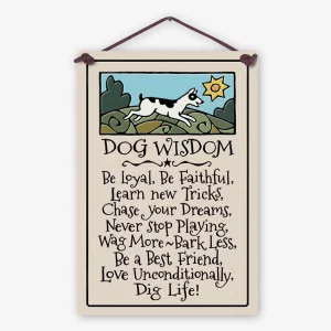 Dog Wisdom tile