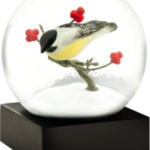 Chickadee Snow Globe