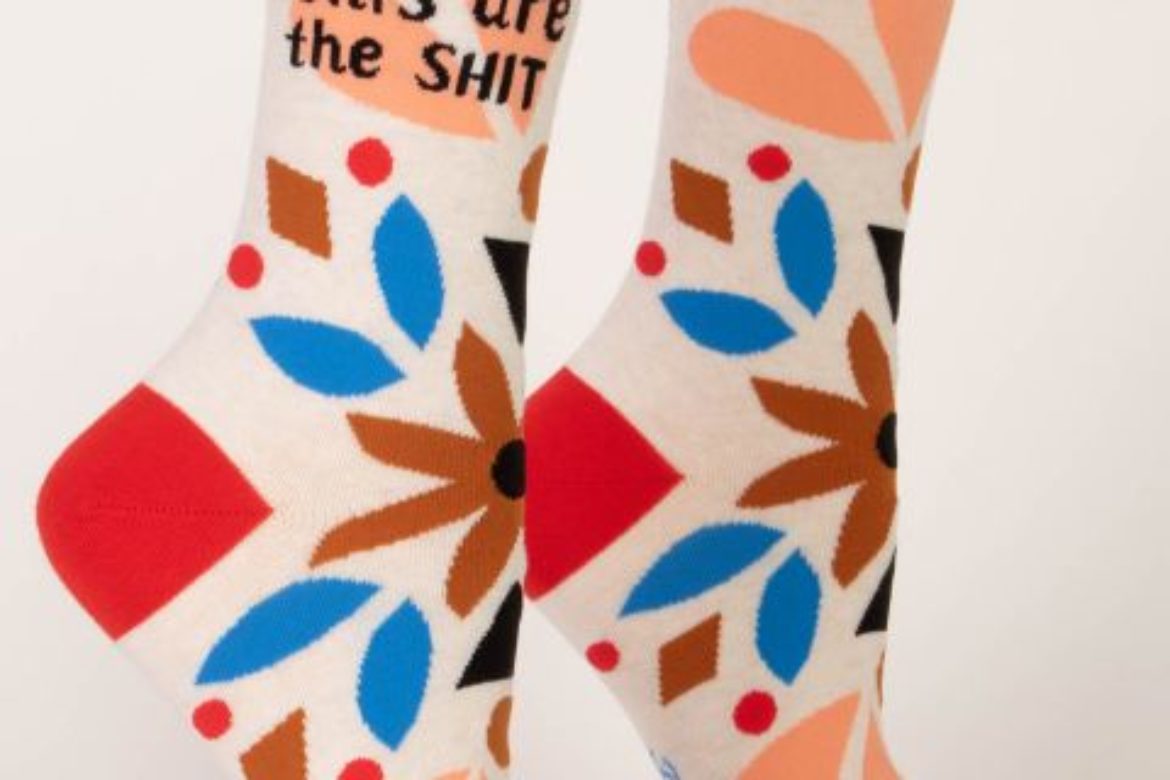 Aunt Socks Blue Q