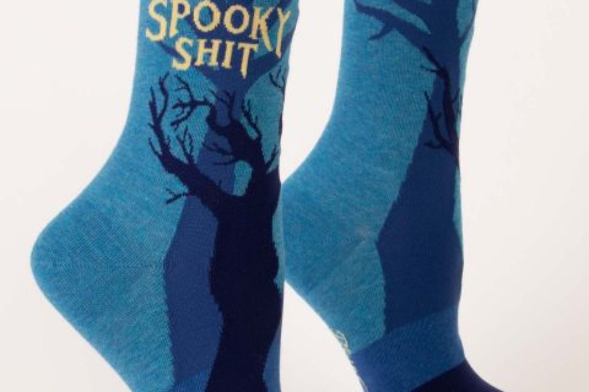 Spooky shit socks