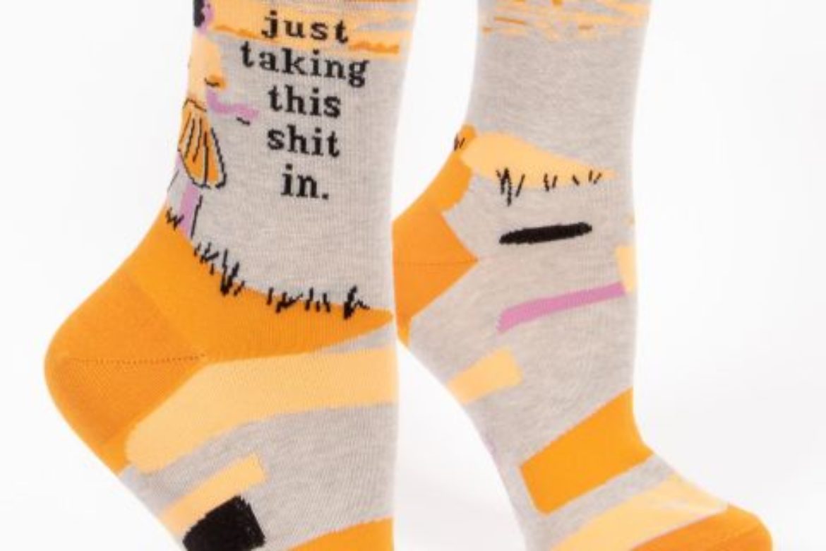 Just Taking this shit in socks