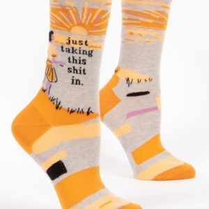 Just Taking this shit in socks