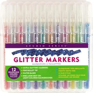 Glitter markers