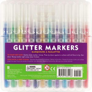 Glitter marker back