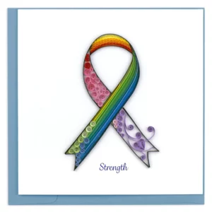 Card Cancer Ribbon