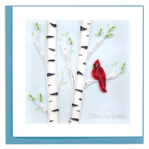 Sympathy cardinal card