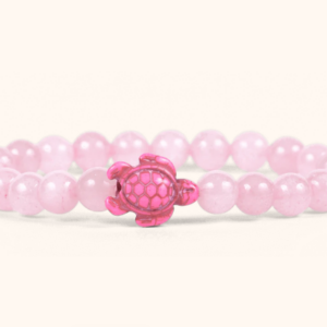 sea turtle pink bracelet