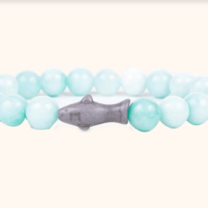 seafoam beaded bracelet