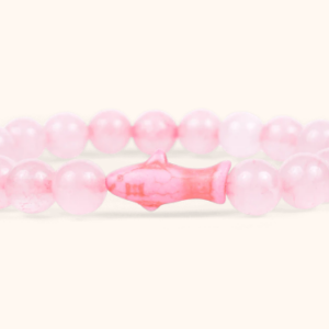 pink beaded fahlo tracking bracelet