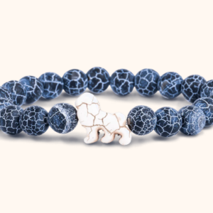 blue beaded Lion Fahlo bracelet