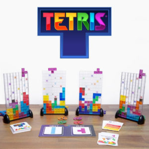 tetris game with all pieces out